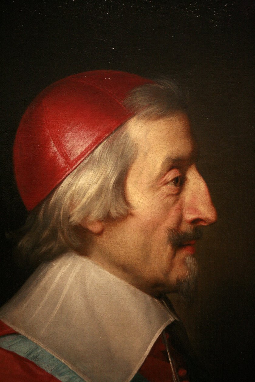 Kardinaali de Richelieu (yksityiskohta) tekijältä Philippe de Champaigne