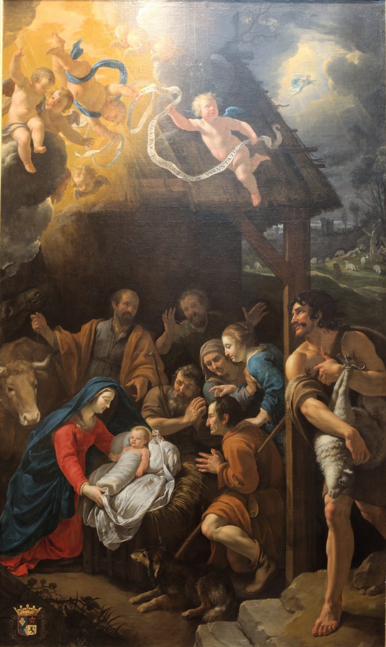 Paimenten palvonta tekijältä Philippe de Champaigne