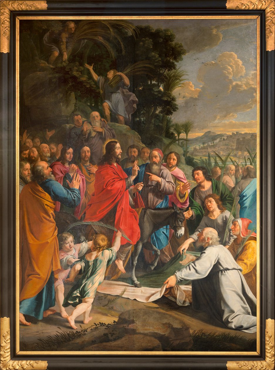 Kristuksen tulo Jerusalemiin tekijältä Philippe de Champaigne