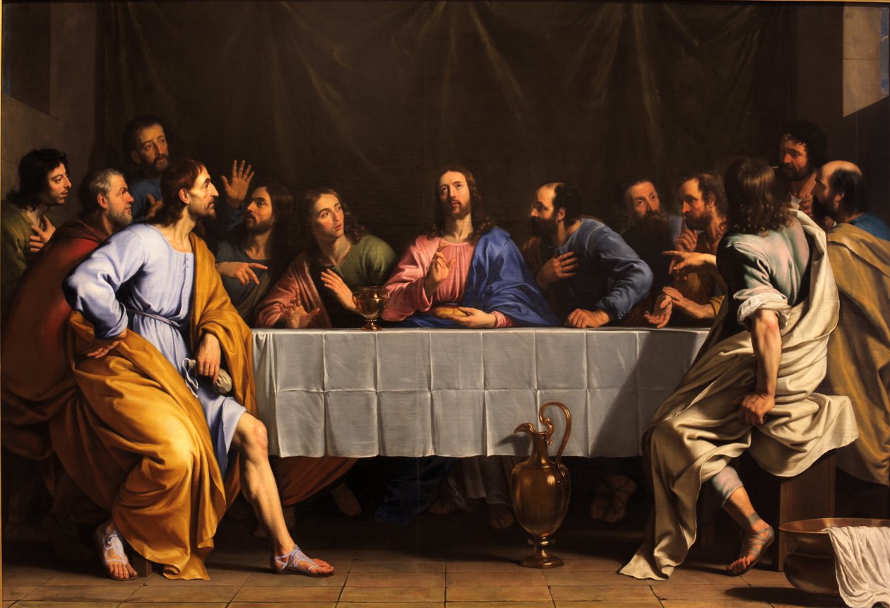 Viimeinen ehtoollinen tekijältä Philippe de Champaigne