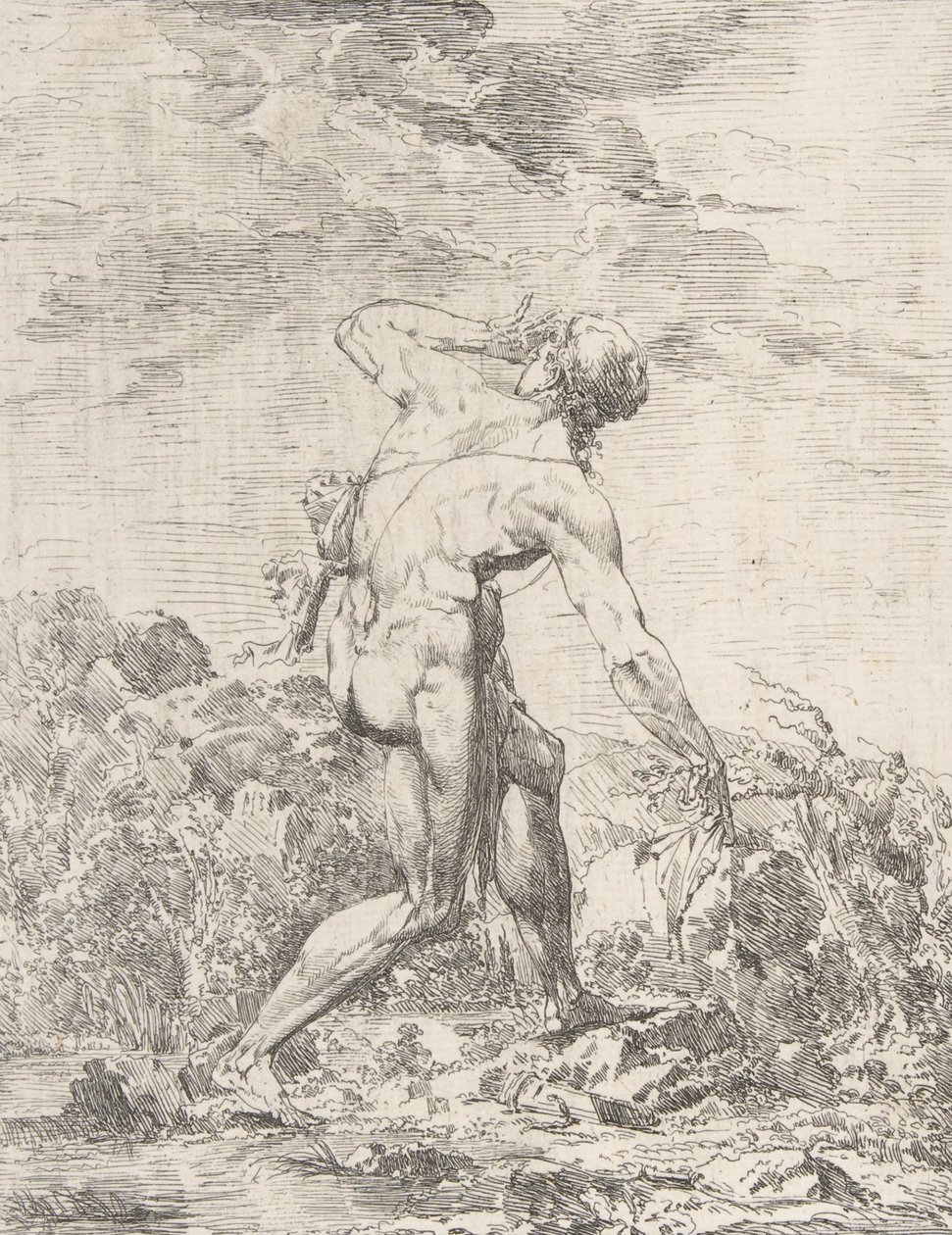 Milo of Croton,.n.d., n.d.. tekijältä Philippe Auguste Hennequin