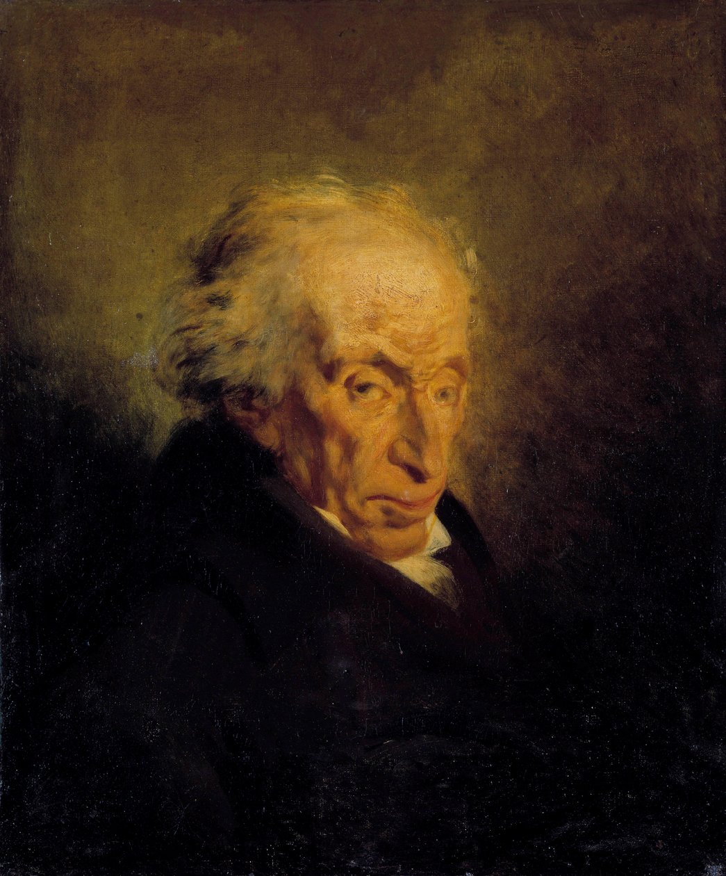 Muotokuva Filippo Giuseppe Maria Ludovico Buonarrotista, yleisemmin nimeltään Philippe Buonarroti (1761-1837), poliitikko Philippe Auguste Jeanronin (1809-1877) maalaus 1800-luvun aurinko. 0,65x0,54 m tekijältä Philippe Auguste Jeanron
