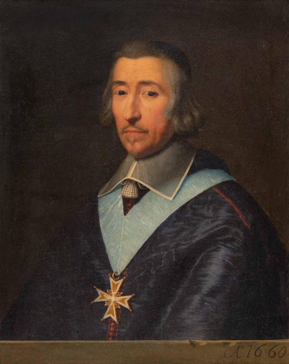 Perefixe de Beaumontin Hardouinin muotokuva, n. 1660. tekijältä Philippe de Champaigne