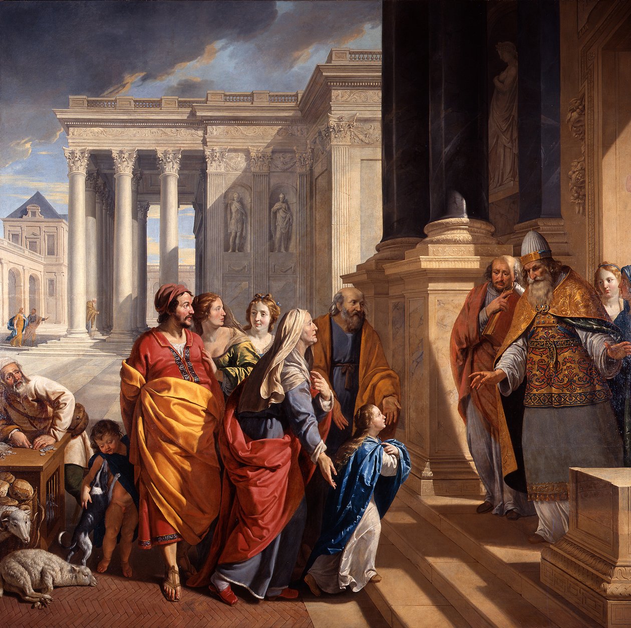 Presentació de la Mare de Déu, 1639-1640. tekijältä Philippe de Champaigne