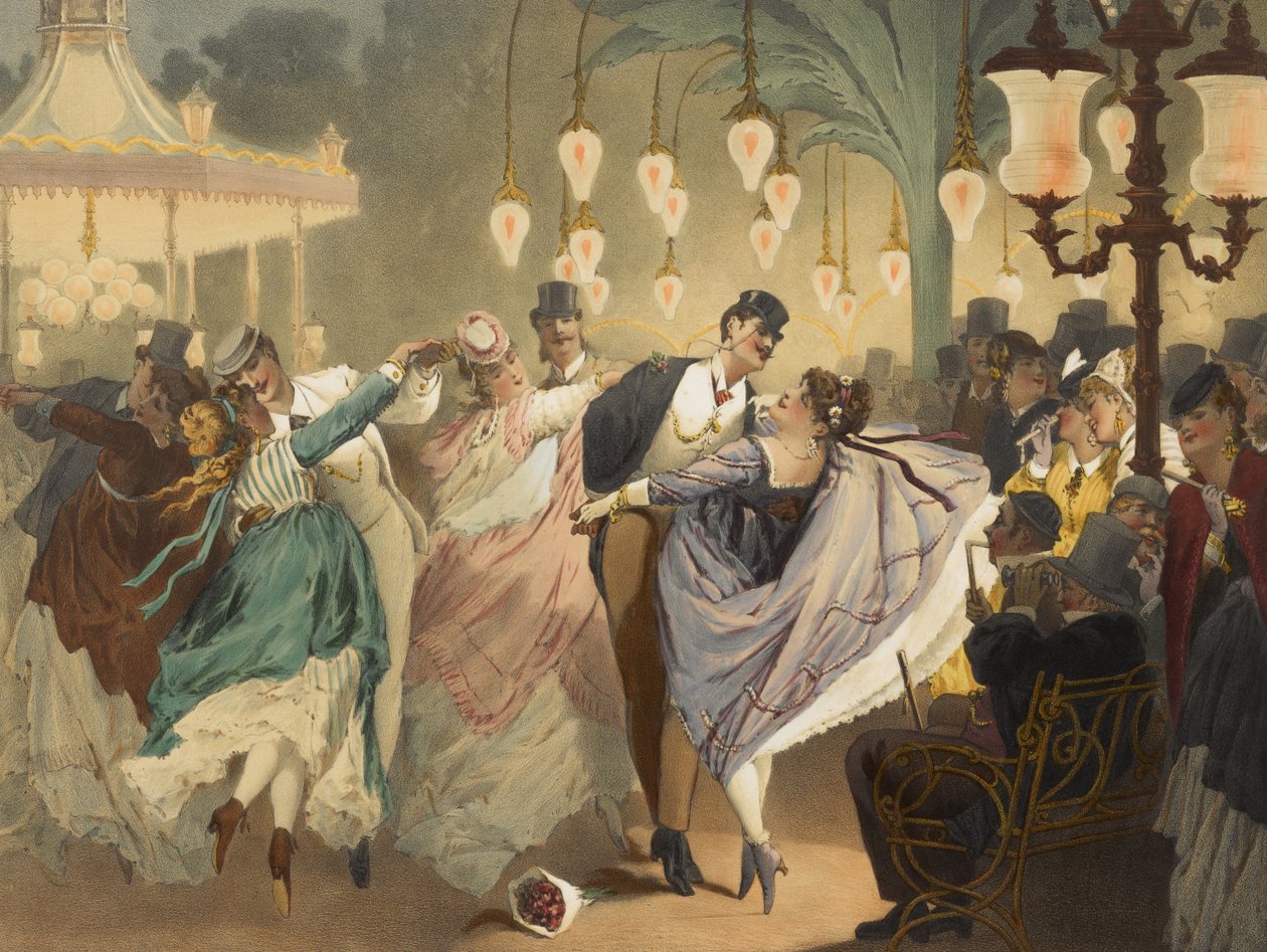 Toimintatapojen museo: Gustave Barryn kaivertama valssi Mabillessa tekijältä Philippe Jacques Linder