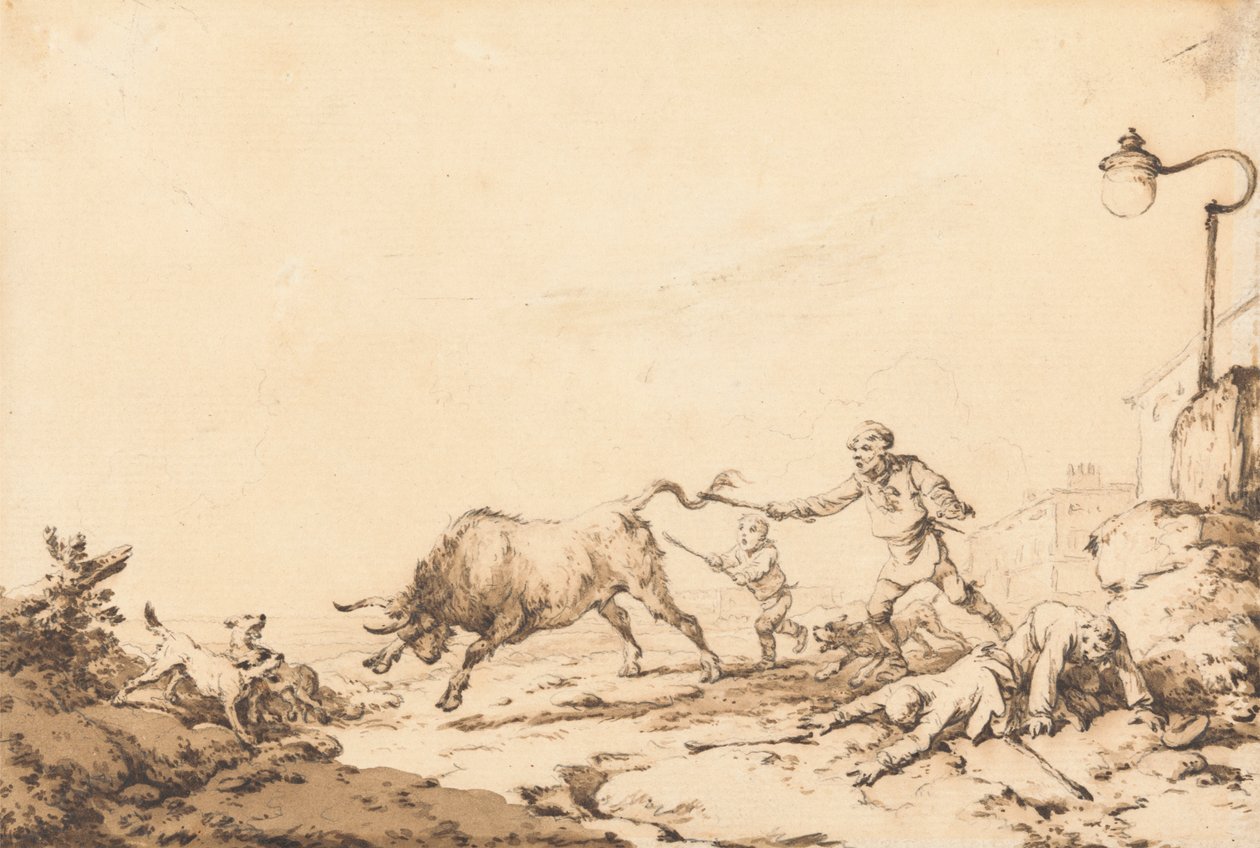 Bull-lataus tekijältä Philippe Jacques de Loutherbourg