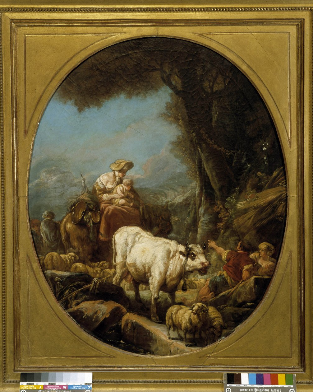 Lammastarha (öljy kankaalle) tekijältä Philippe Jacques de Loutherbourg