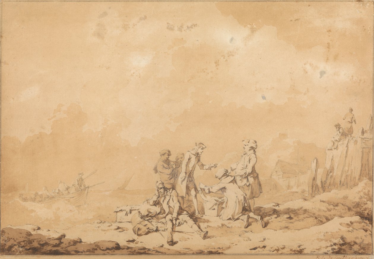 Salakuljettajat tekijältä Philippe Jacques de Loutherbourg