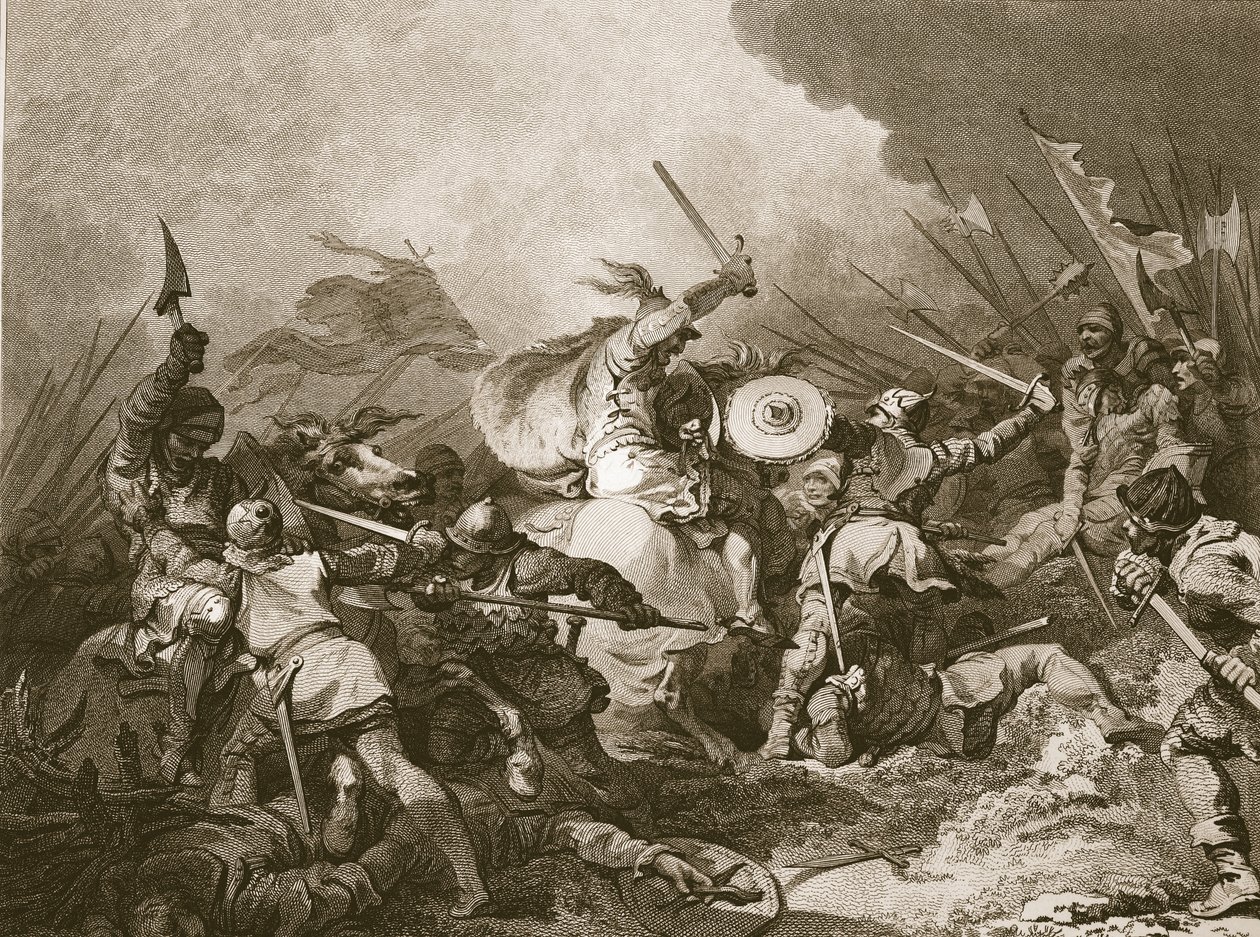 Hastingsin taistelu tekijältä Philippe Jacques de Loutherbourg