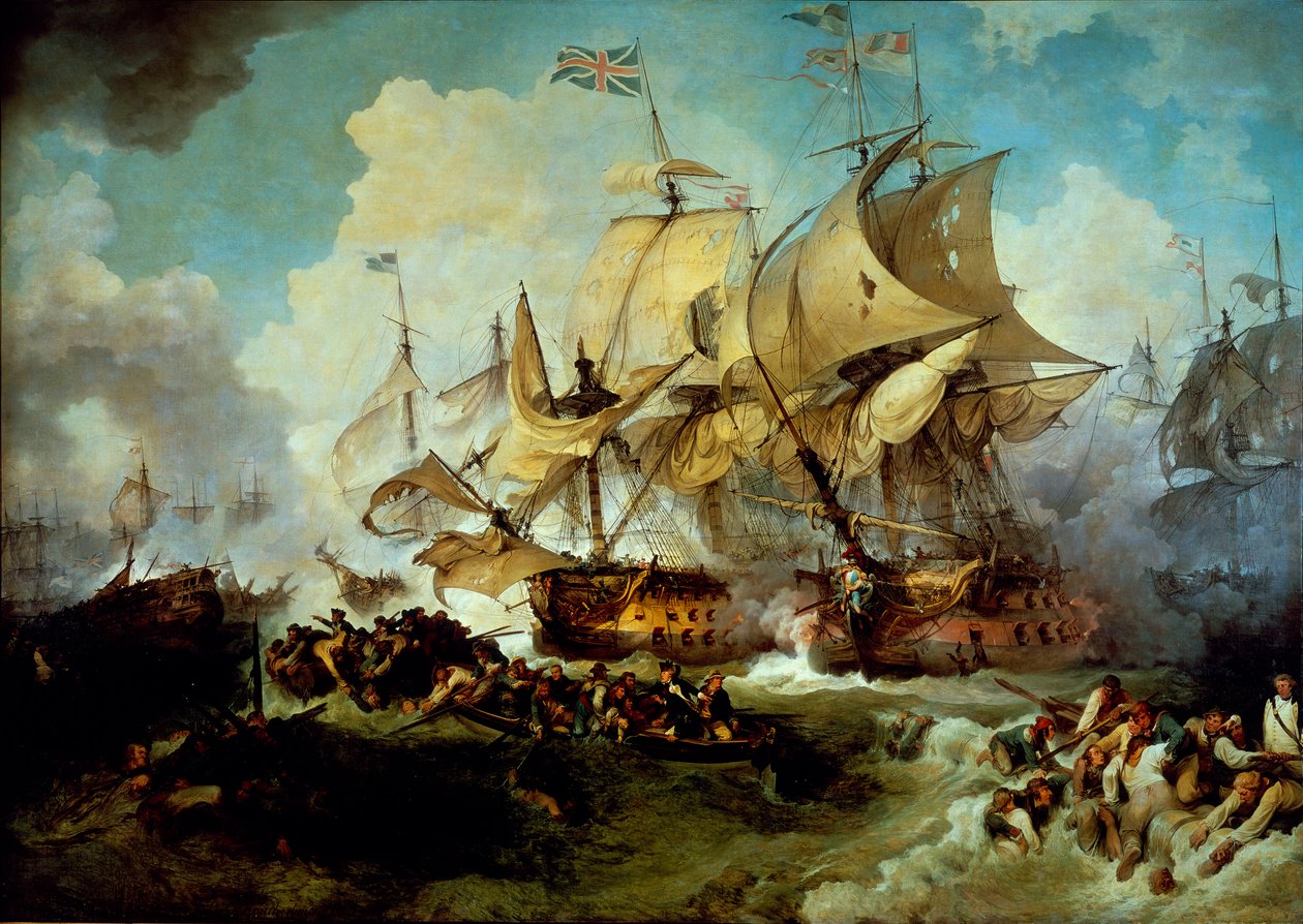 Kesäkuun 1. päivän taistelu tekijältä Philippe Jacques de Loutherbourg