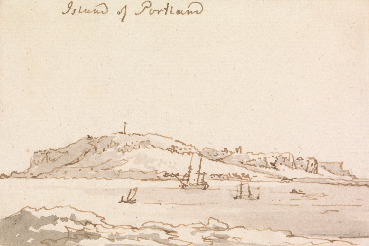 Portlandin saari tekijältä Philippe Jacques de Loutherbourg