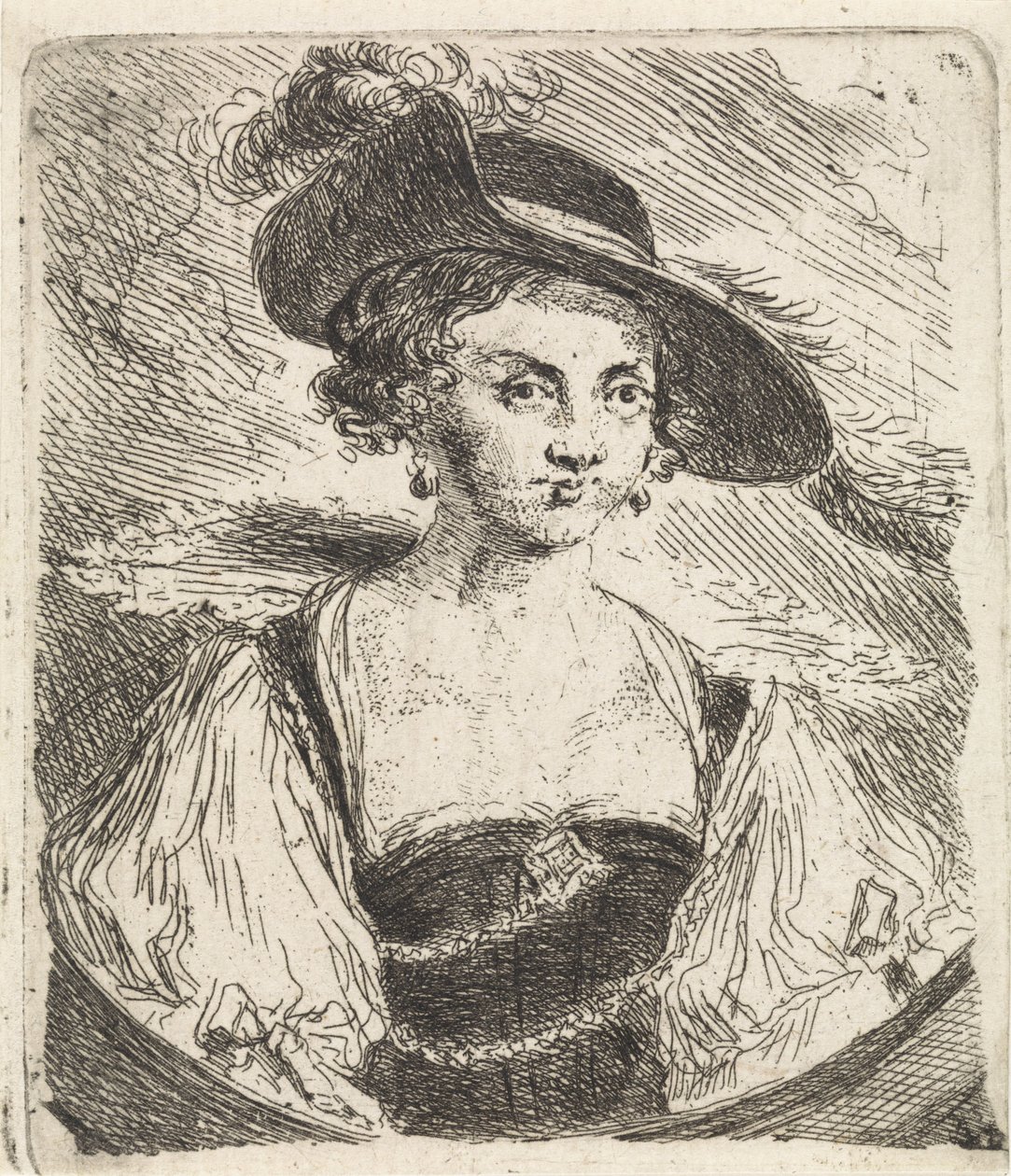 Helena Fourmentin muotokuva tekijältä Philippe Lambert Joseph Spruyt
