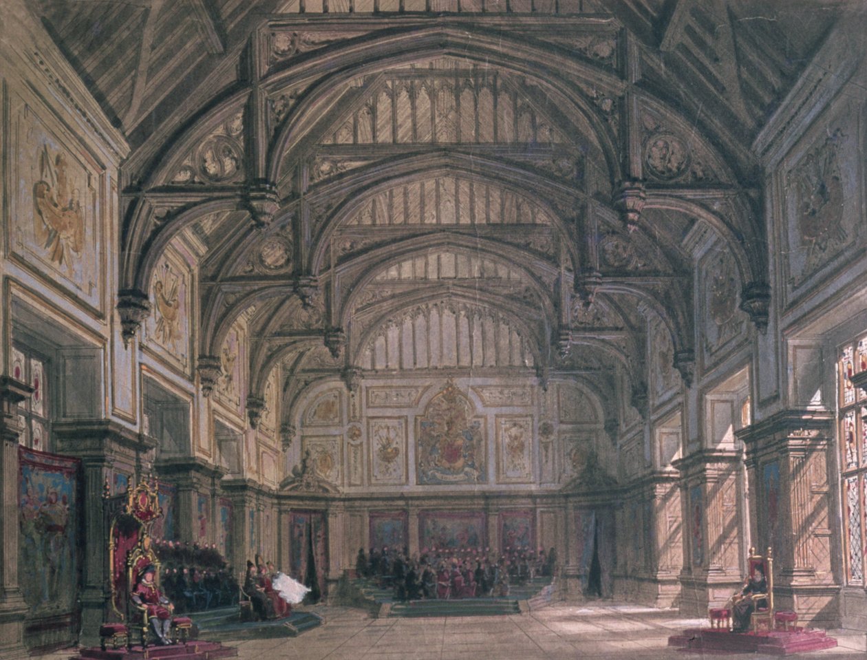 Näytelmä William Shakespearen näytelmän Henry VIII, 1882 III näytökselle tekijältä Philippe Marie Chaperon