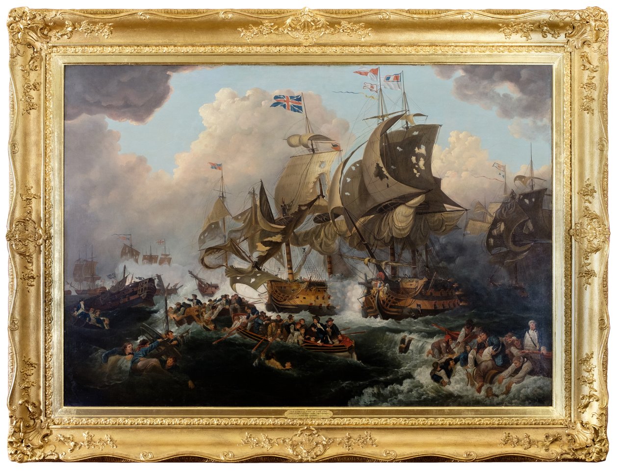 Kesäkuun ensimmäinen päivä tekijältä Philippe de (after) Loutherbourg