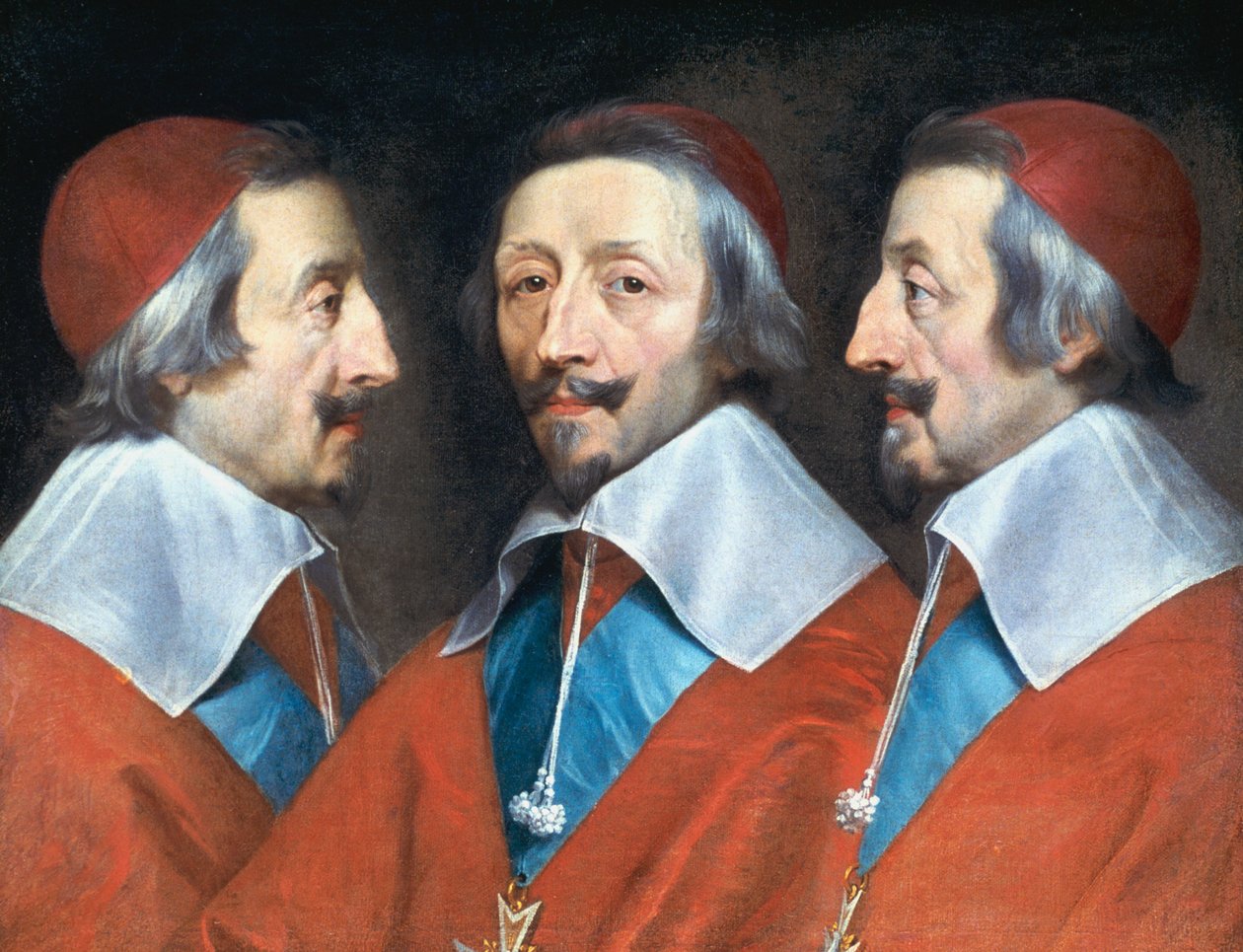 Kardinaali Richelieu, Ranskan prelaatti ja valtiomies, 1642. tekijältä Philippe de Champaigne