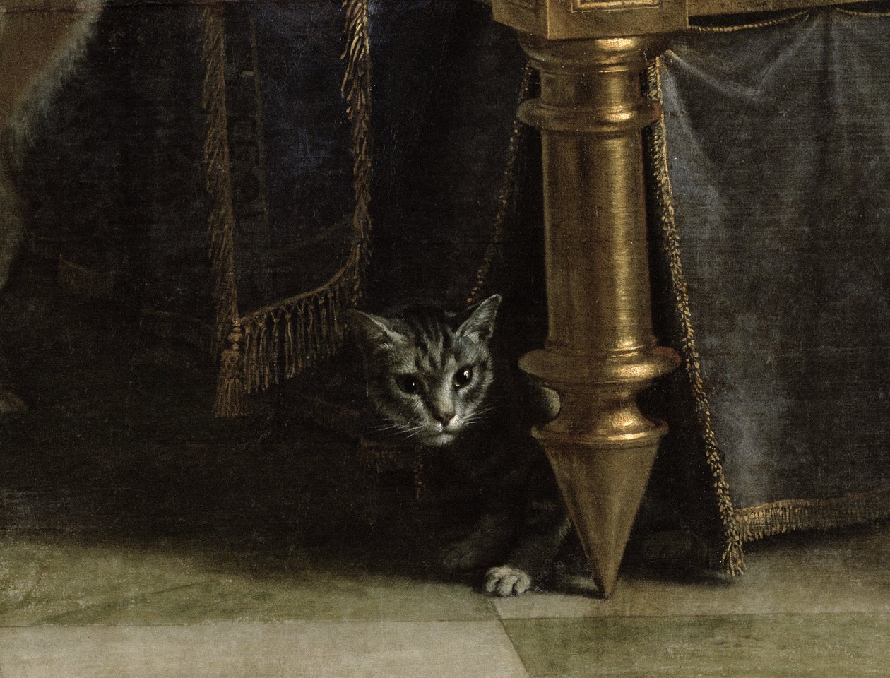 Kristus Simon fariseuksen talossa, n. 1656 (yksityiskohta 173719) tekijältä Philippe de Champaigne