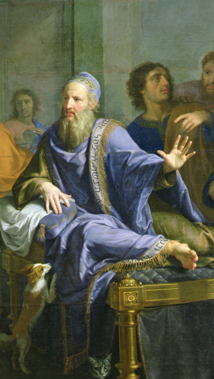 Kristus Simon fariseuksen talossa, n. 1656 (öljy kankaalle) tekijältä Philippe de Champaigne