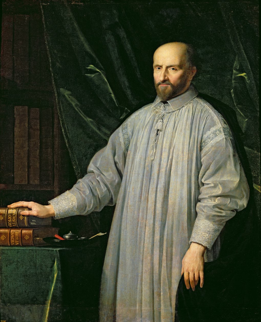 Jean Duvergier de Hauranne (1581-1643) Saint-Cyranin apotti, noin 1646-48. tekijältä Philippe de Champaigne