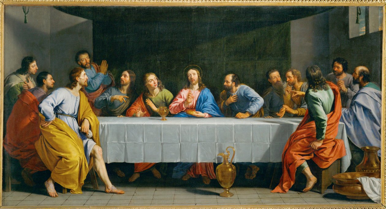 La Cene, sano La petite Cene - viimeinen ehtoollinen ... tekijältä Philippe de Champaigne