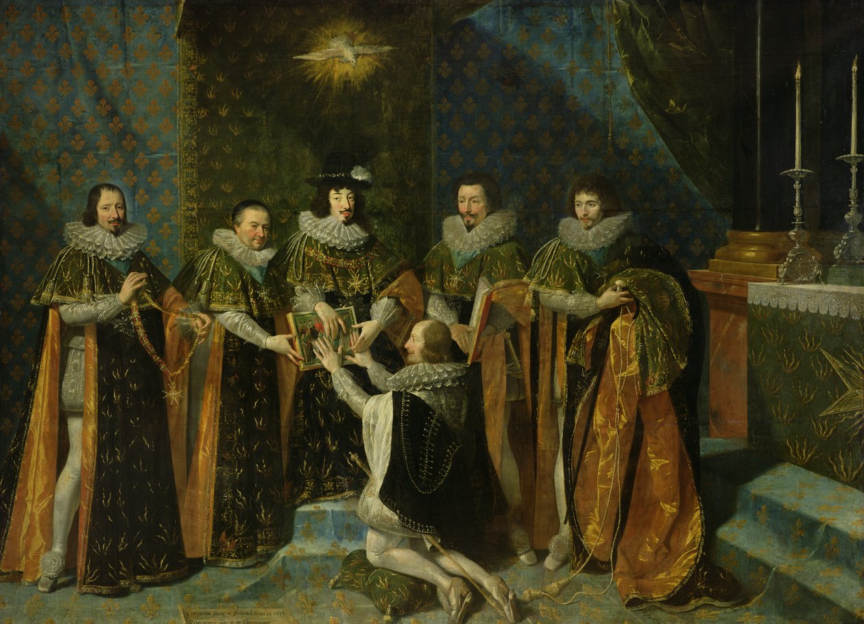 Ludvig XIII (1601-43) vastaanottaa Henri d