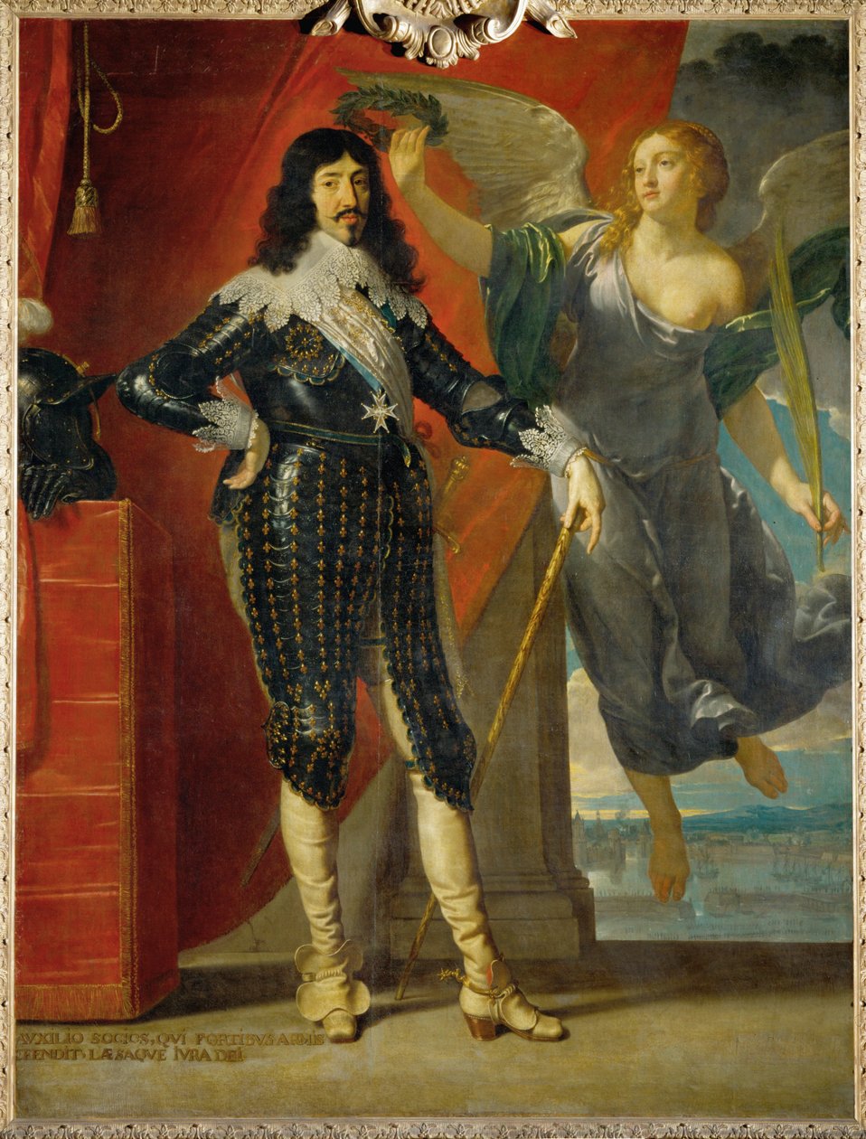 Ludvig XIII kruunattiin voitolla ... tekijältä Philippe de Champaigne