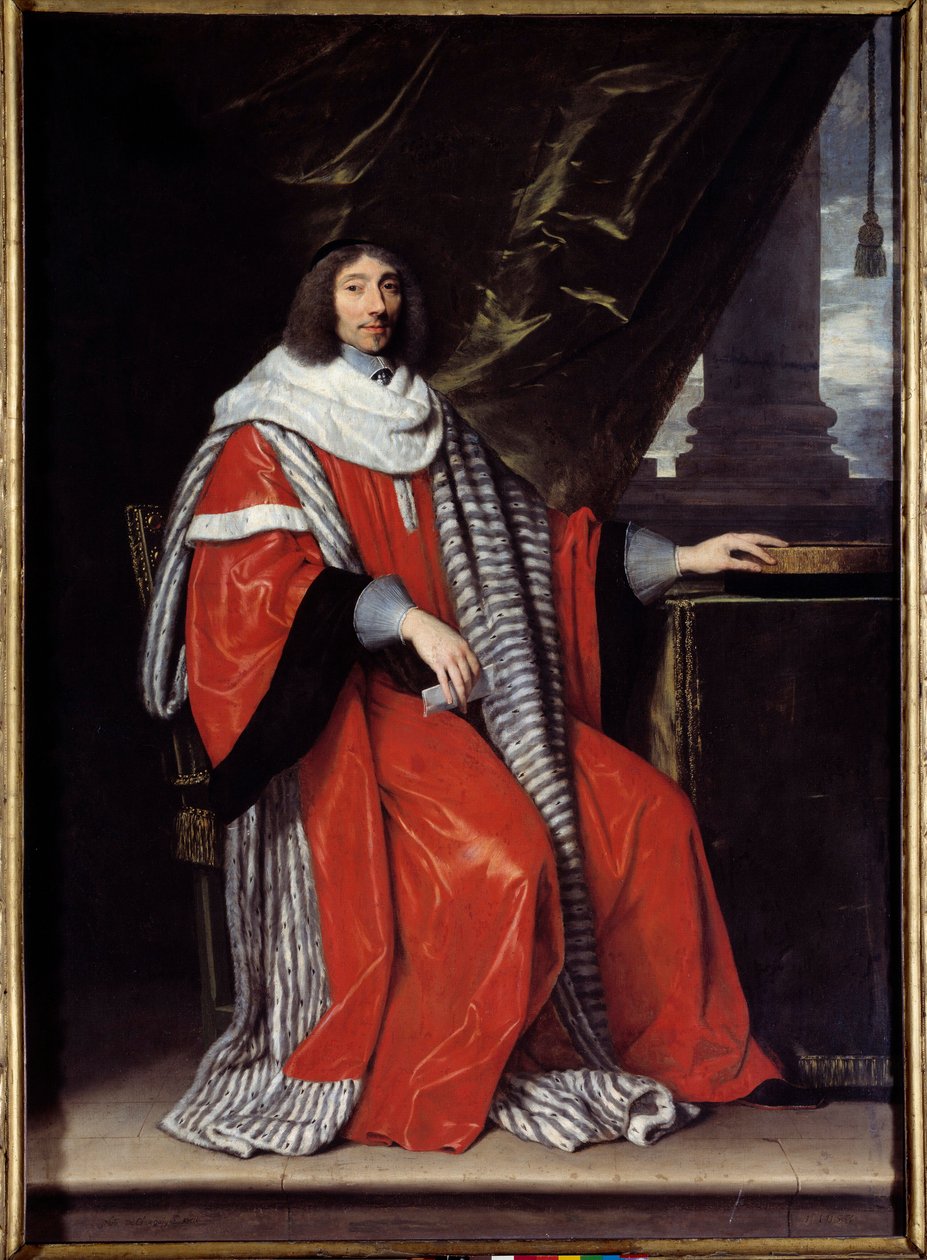 Jean Antoine de Mesmen täyspitkä muotokuva tekijältä Philippe de Champaigne