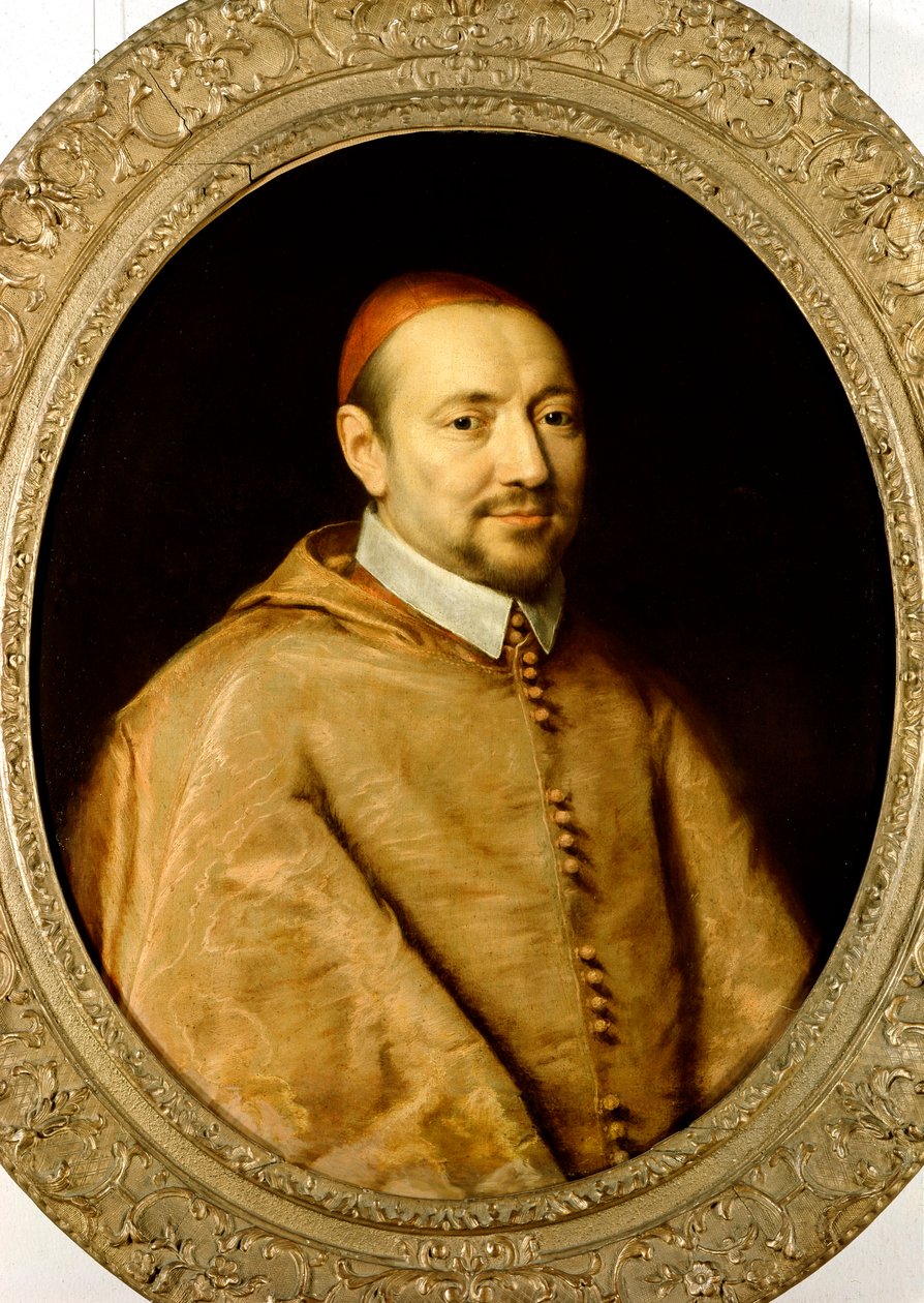 Berullen kardinaalin (1575-1629) muotokuva tekijältä Philippe de Champaigne