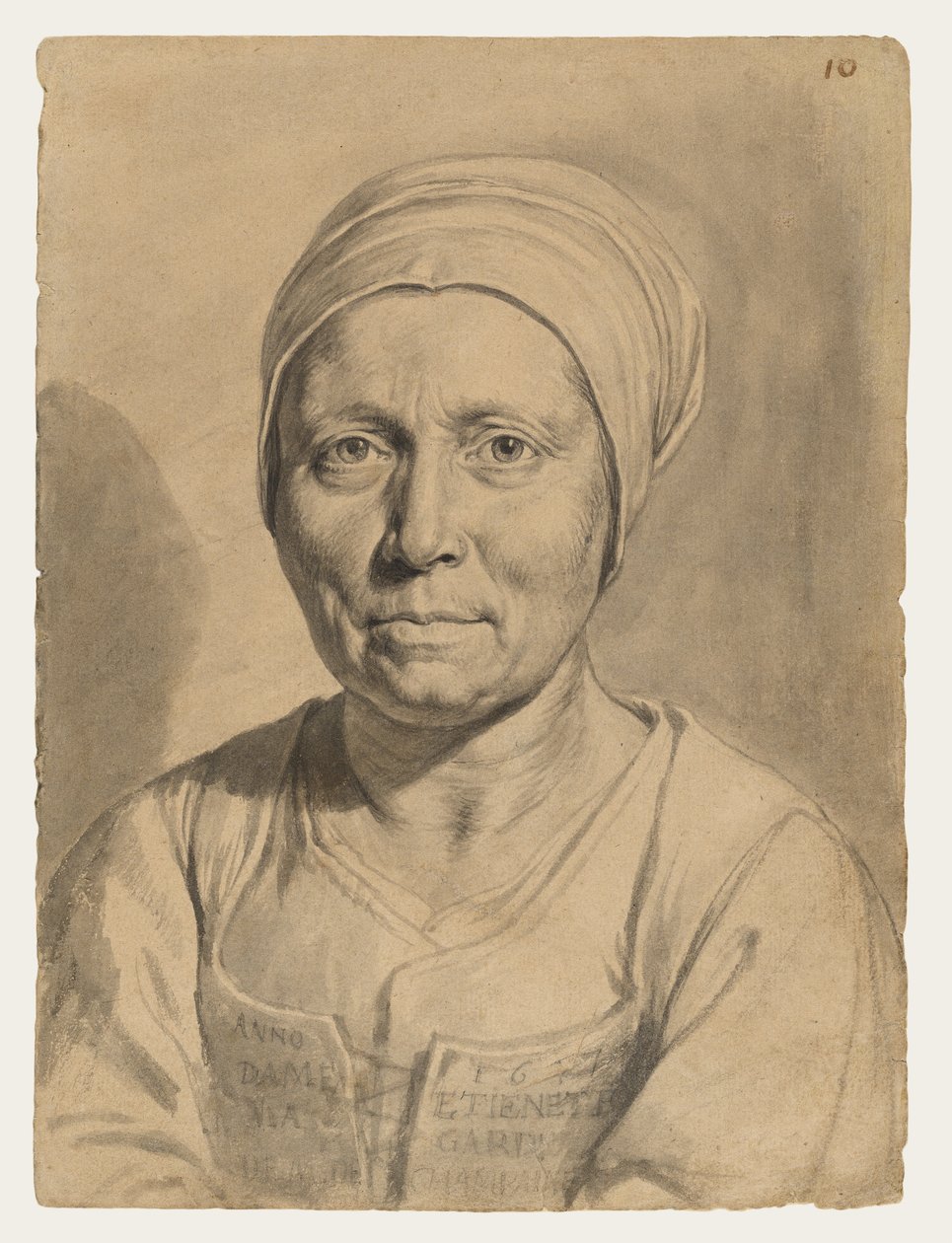 Dame Étiennetten muotokuva tekijältä Philippe de Champaigne
