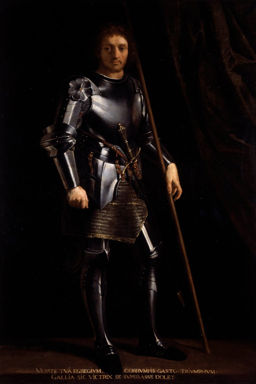 Nemoursin herttua (1489-1512) Gaston de Foixin muotokuva, Philippe de Champaignen (1602-1674) maalaus tekijältä Philippe de Champaigne