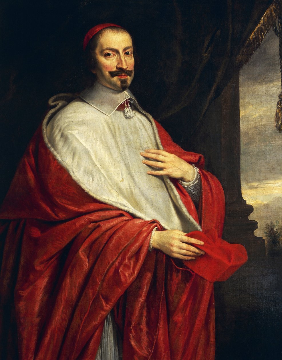 Giulio Raimondo Mazzarinon muotokuva (Pescina tekijältä Philippe de Champaigne