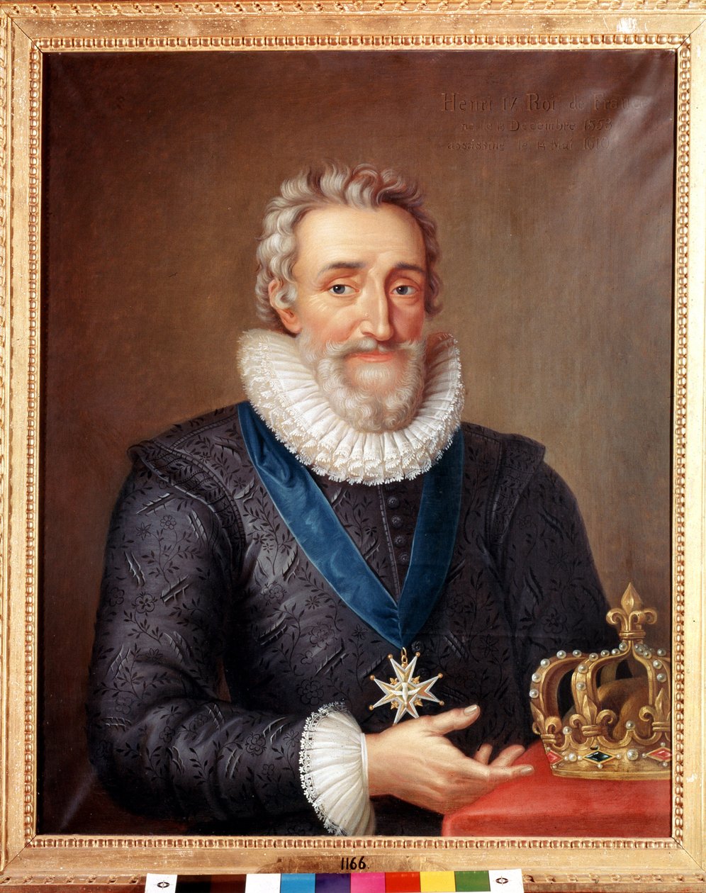 Henry IV:n (1553 - 1610), Ranskan kuninkaan muotokuva. Philippe de Champaignen maalaus. Tukholman kansallismuseo tekijältä Philippe de Champaigne