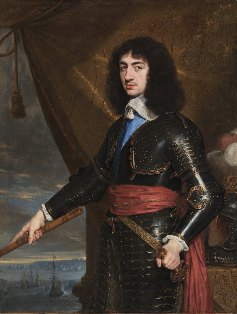 Englannin kuninkaan Kaarle II:n muotokuva tekijältä Philippe de Champaigne
