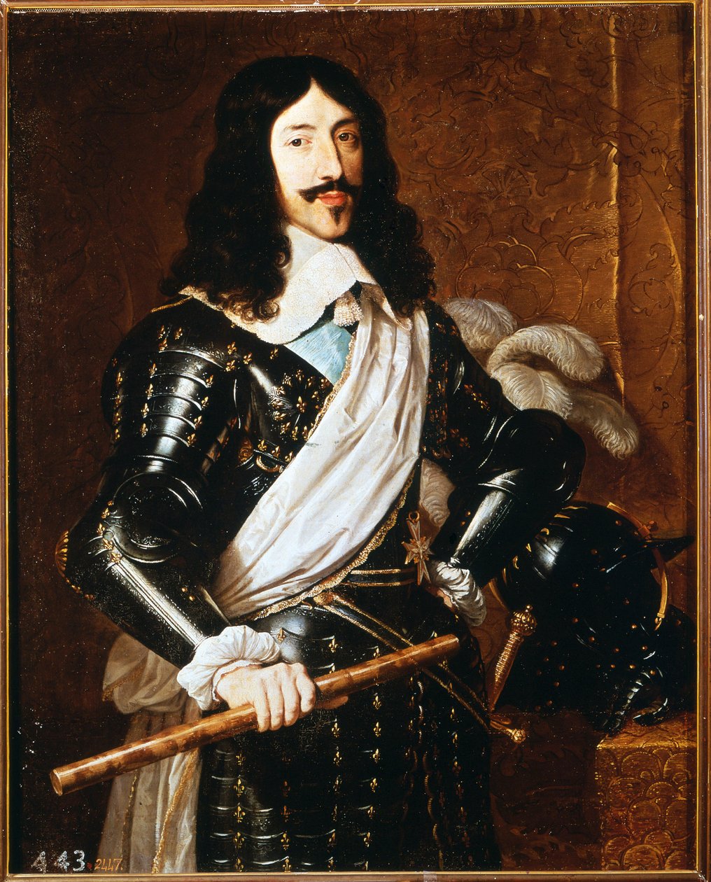 Philippe de Champaignen muotokuva Louis XIII:sta (1601 - 1643), Prado-museo, Madrid. tekijältä Philippe de Champaigne