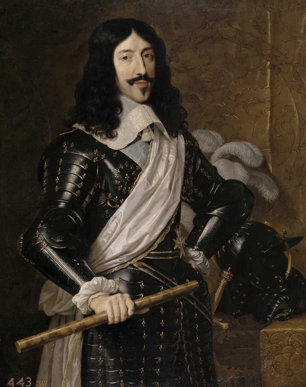 Ludvig XIII:n muotokuva Ranskasta 1601-1643, 1655 tekijältä Philippe de Champaigne