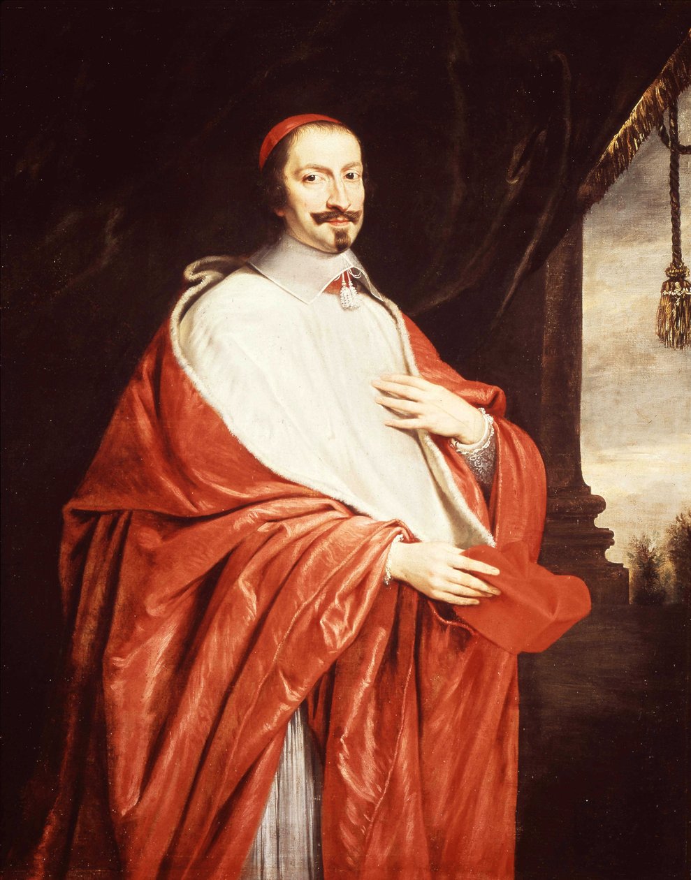Mazarinin muotokuva - Champaignen, Versailles tekijältä Philippe de Champaigne