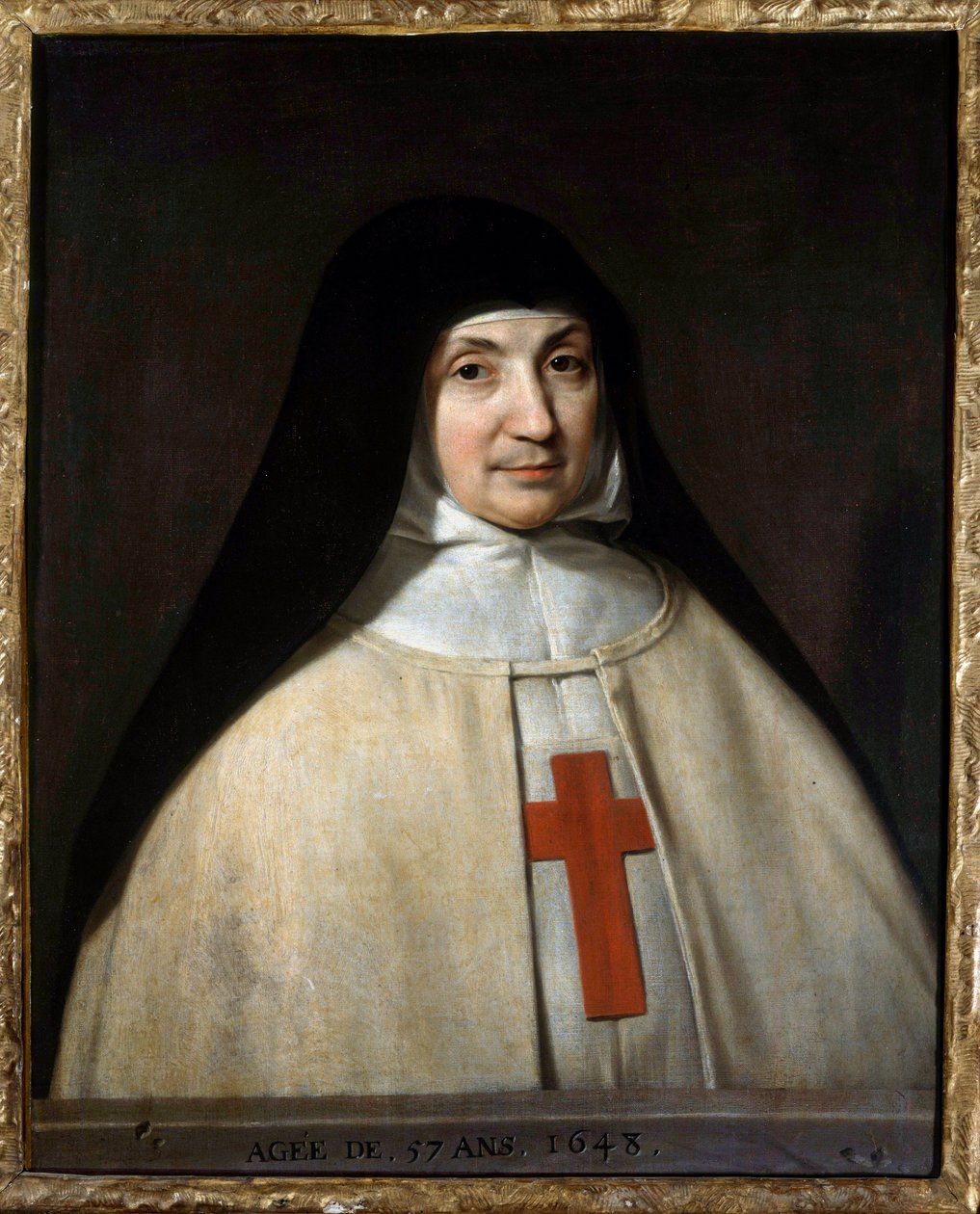 Äiti Angelique Arnauldin muotokuva tekijältä Philippe de Champaigne