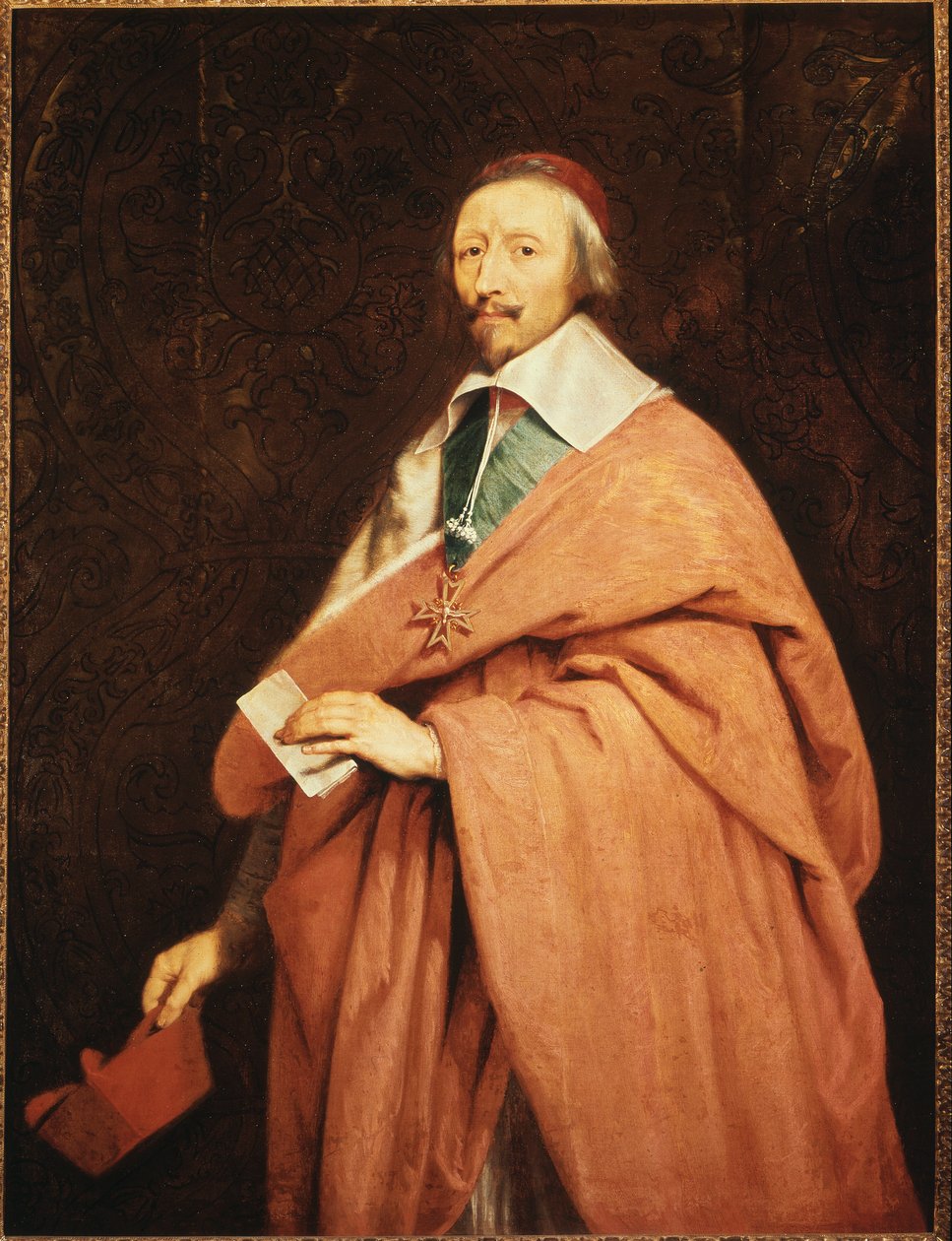 Philippe de Champaignen (1602 - 1674) Richelieun muotokuva, Versailles