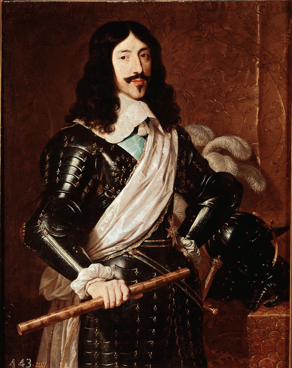 Ranskan kuninkaan Ludvig XIII:n (1601-1643) muotokuva Philippe de Champaignen (1602-1674) maalaus tekijältä Philippe de Champaigne
