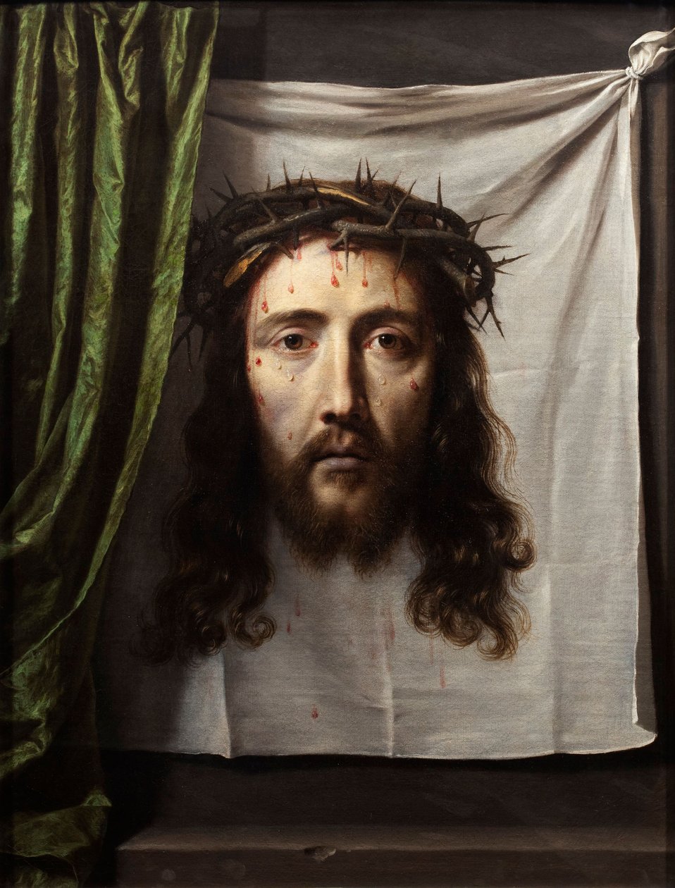 Pyhän Veronikan huntu, n.1640 (öljy kankaalle) tekijältä Philippe de Champaigne