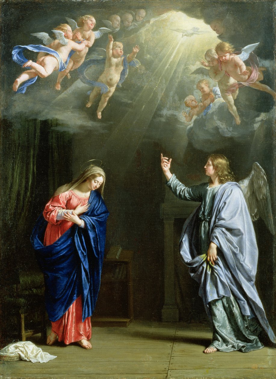 Marian ilmestys tekijältä Philippe de Champaigne