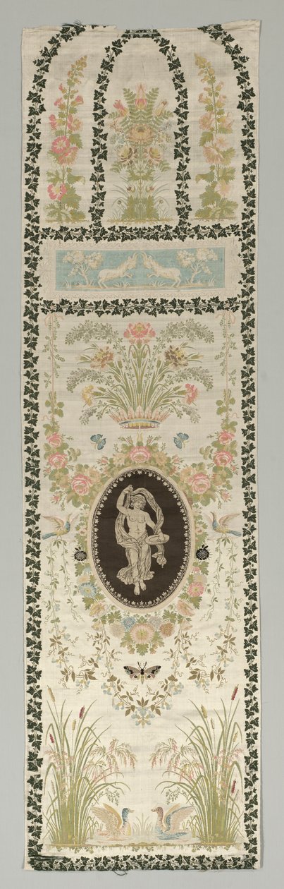 Seinäpäällyste klassisella figuurilla, 1700-luvun loppu - 1800-luvun alku. tekijältä Philippe de Lasalle