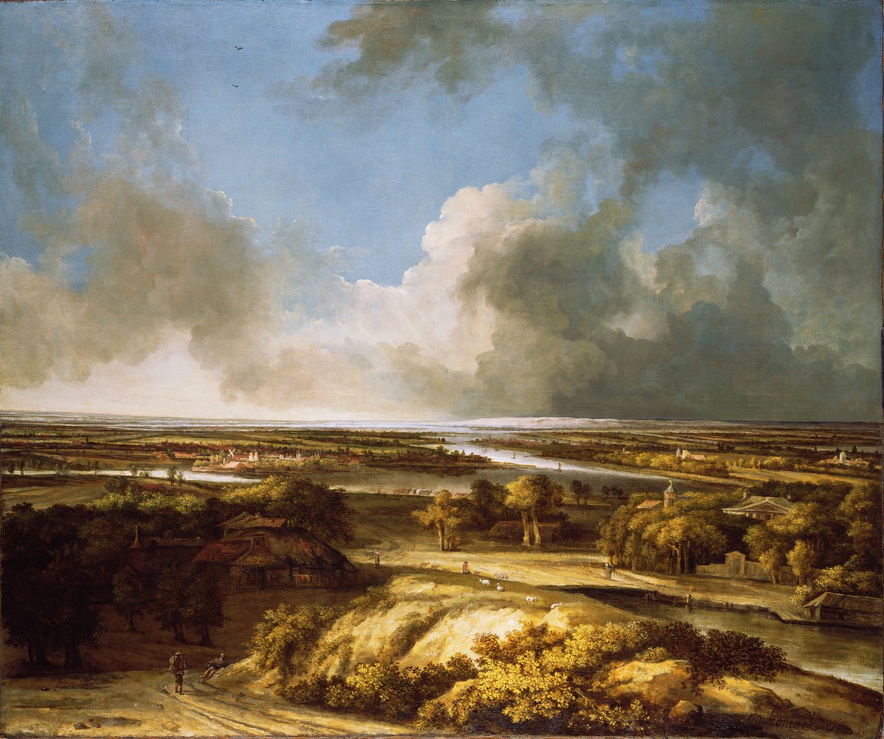 Panoraamamaisema tekijältä Philips Koninck