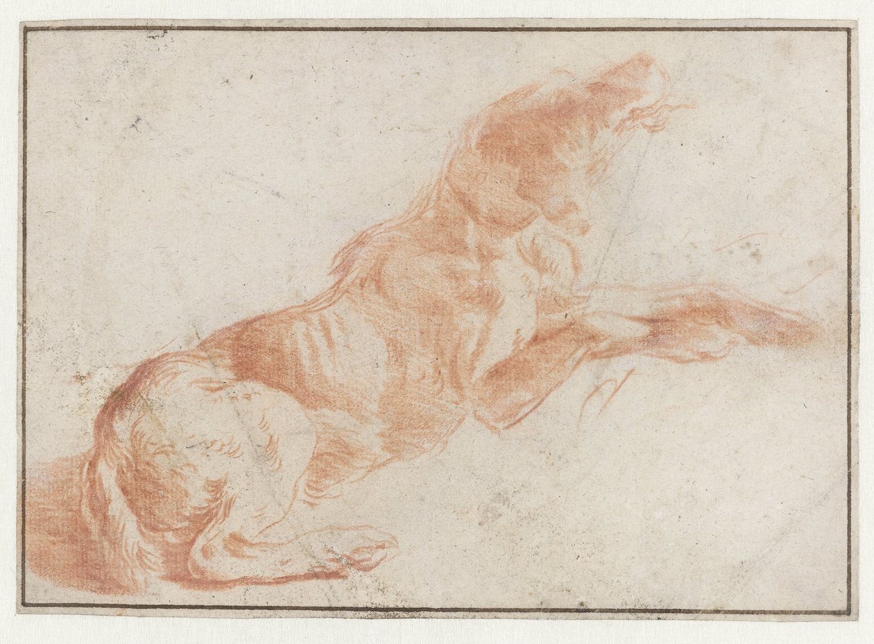 Makaava koira tekijältä Philips Wouwerman (possibly)