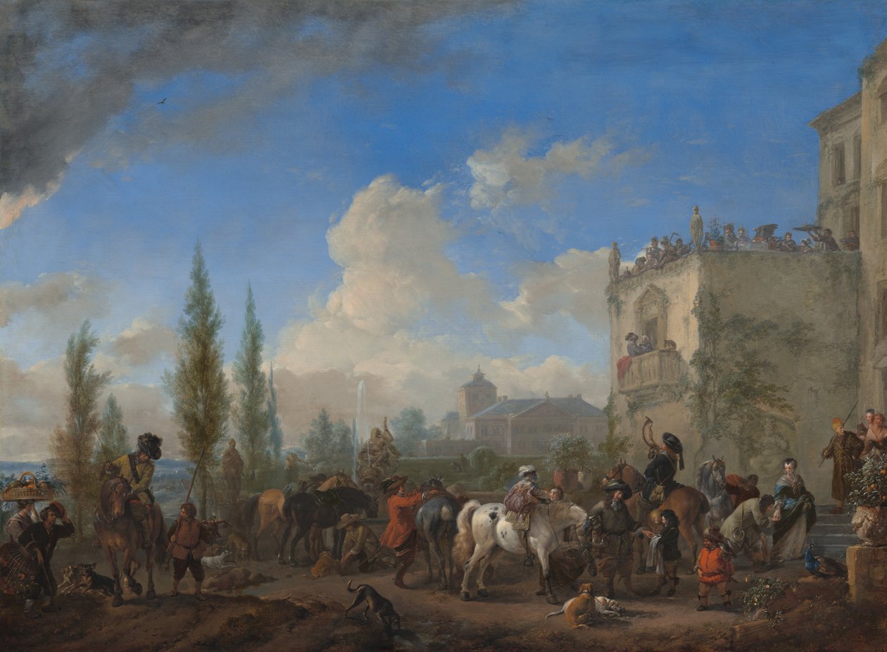 Lähtö metsästykseen tekijältä Philips Wouwerman
