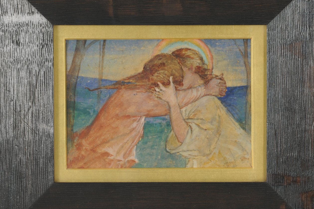 Tapaaminen paratiisissa, noin 1906 tekijältä Phoebe Anna Traquair