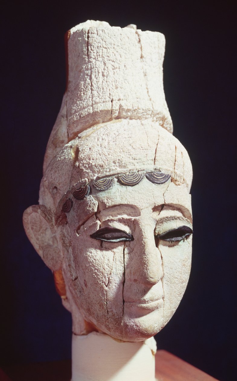 Ugaritin prinssin tai prinsessan pää (katso myös 110898-99) tekijältä Phoenician