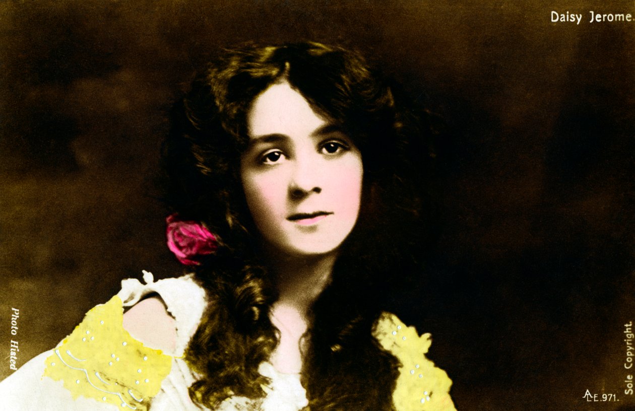 Daisy Jerome, näyttelijä, 1900-luvun alku. tekijältä Photo Histed