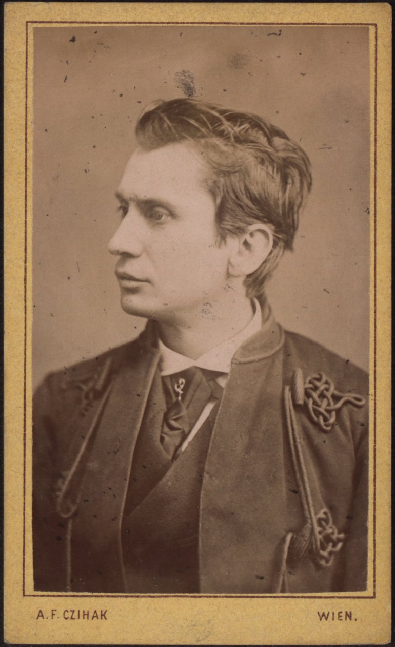 Leopold von Sacher-Masoch 1836-1895, n. 1880 tekijältä Photo studio Adolf F. Czihak.