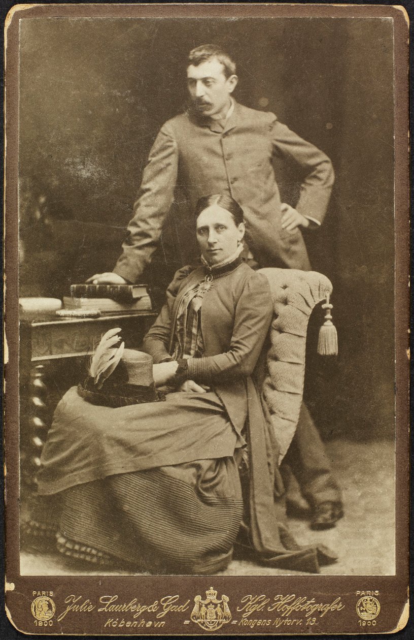 Mette ja Paul Gauguinin muotokuva, 1885. tekijältä Photo studio Julie Laurberg and Franziska