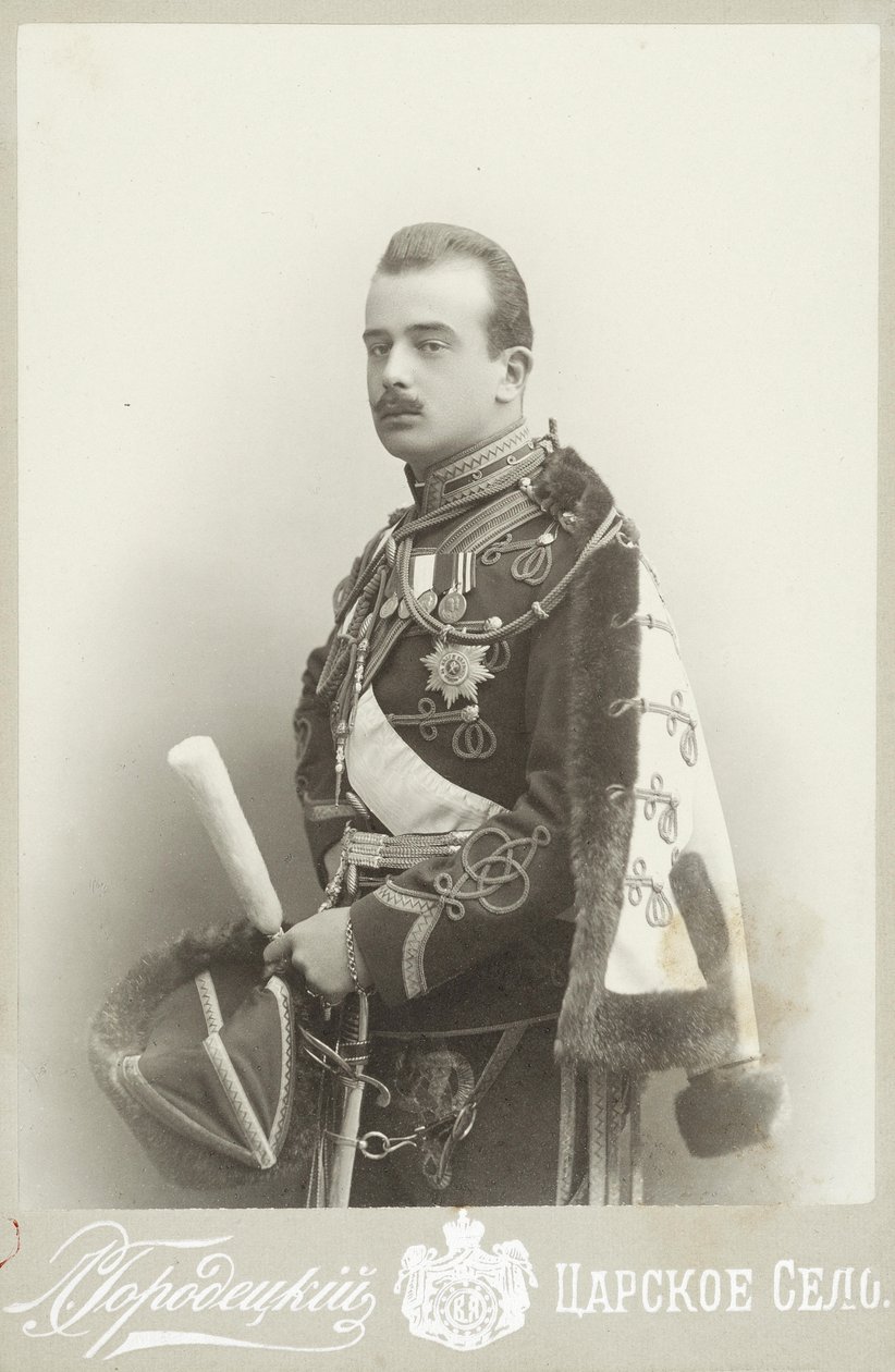 Venäjän suurruhtinas Boris Vladimirovitš 1877-1943, n. 1900. tekijältä Photo studio L. Gorodetsky.